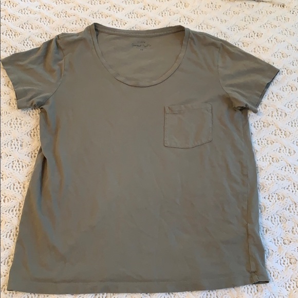 J Crew Factory Women's - Short Sleeve Pocket Tee - Picture 2 of 6